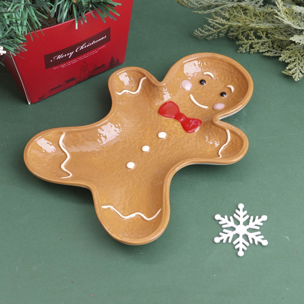 Christmas Series - Simple Gingerbread Man Plate
