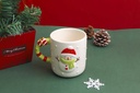 Christmas Series - Green-handled Snowman Mug 470ml