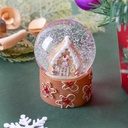 Christmas Series - Gingerbread Man Tree House Snow Globe 65#  HY-SJQ8009