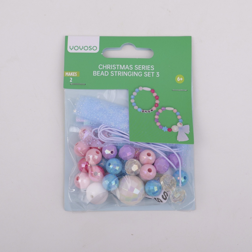 DIY Christmas Series - Bead Stringing Set - Christmas Snowman
