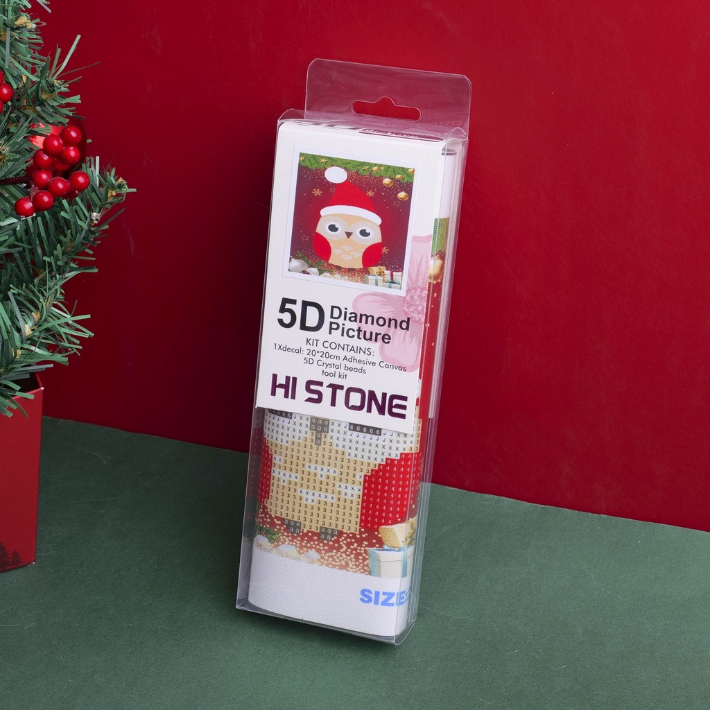 DIY Christmas Series - Santa Claus PET Boxed Diamond Painting