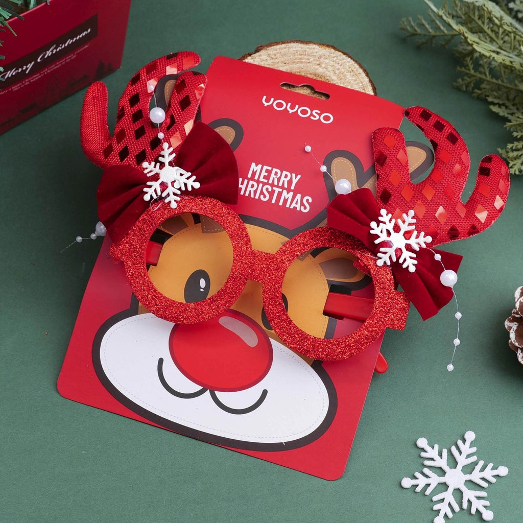 Antler-shaped Christmas Glasses - 4