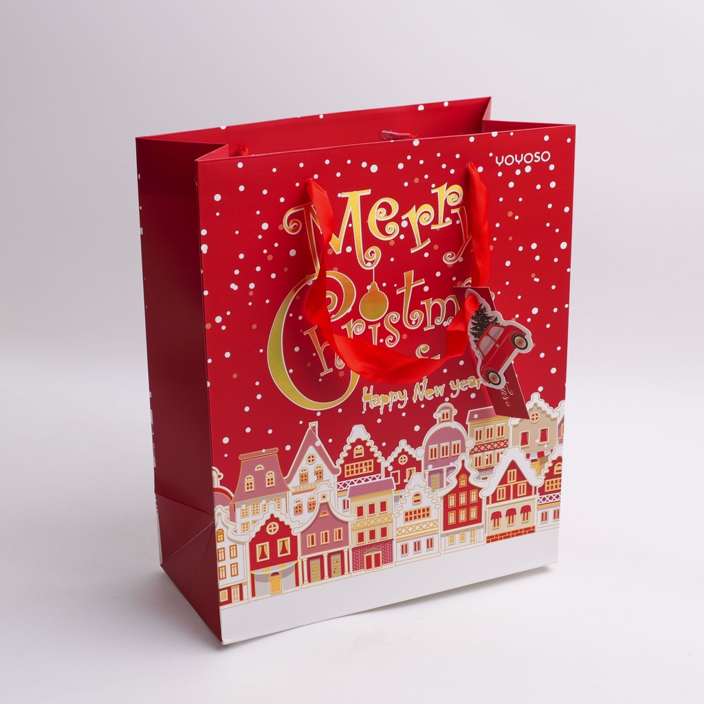 Christmas Series - Fairy Tale Town Gift Bag Vertical Size M