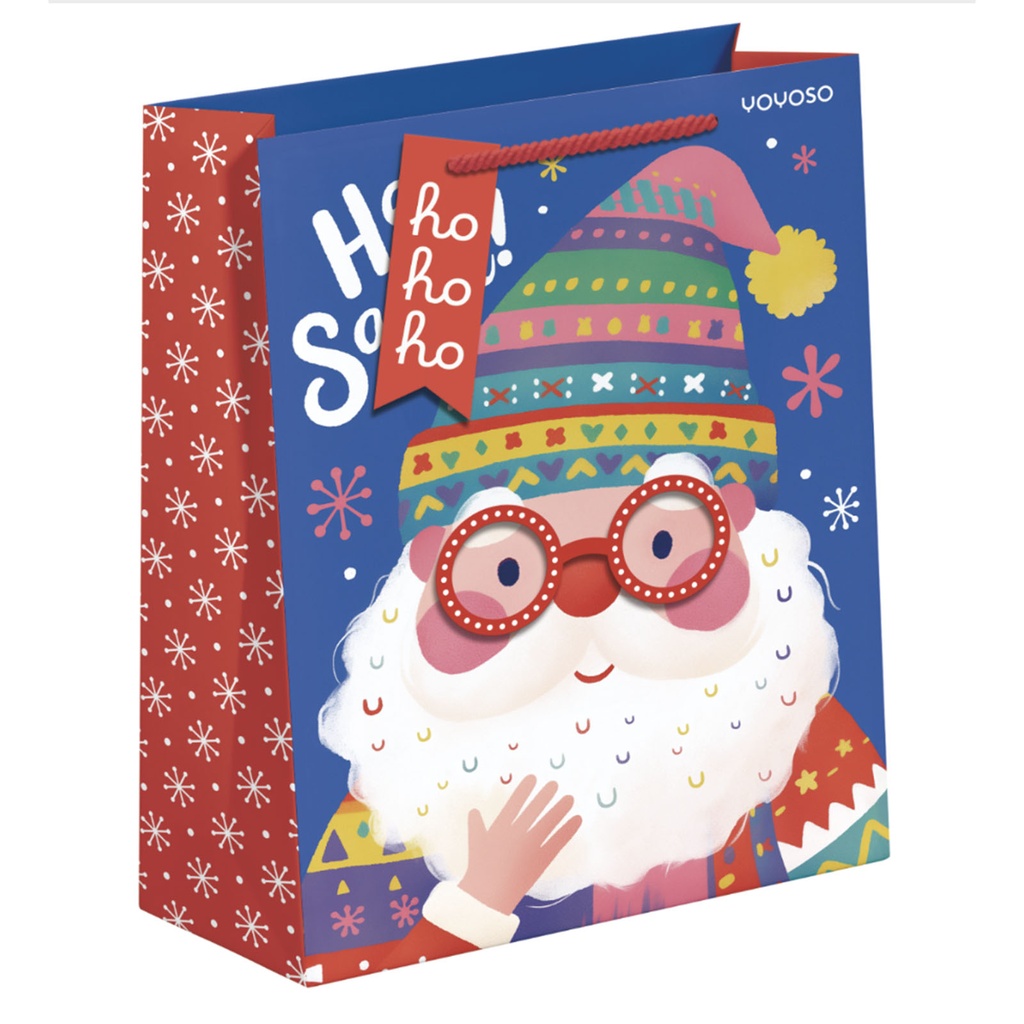 Christmas Aesthetic Series - Santa Claus Gift Bag Vertical Size S