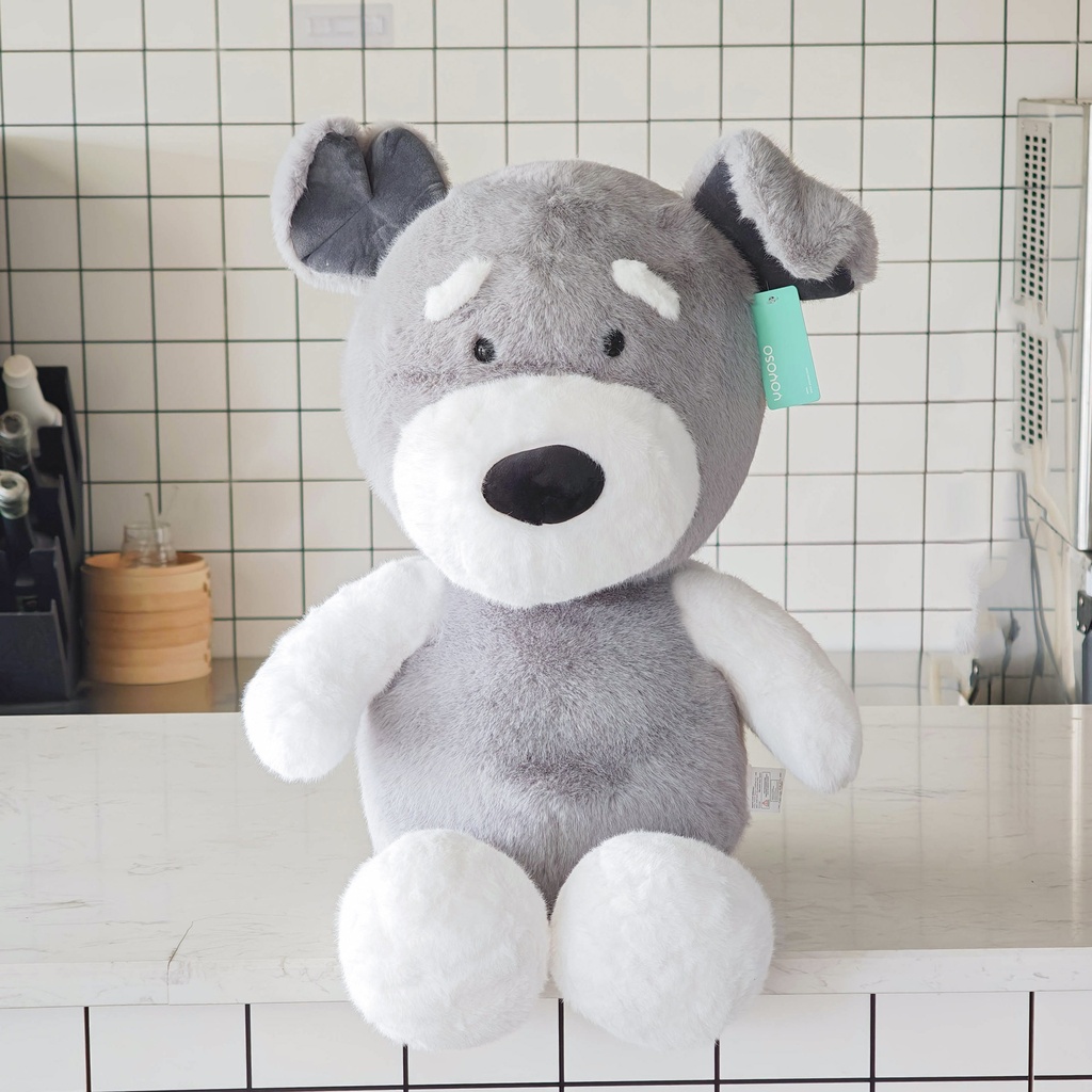 Schnauzer Puppy Series - Long legs plush doll -45cm