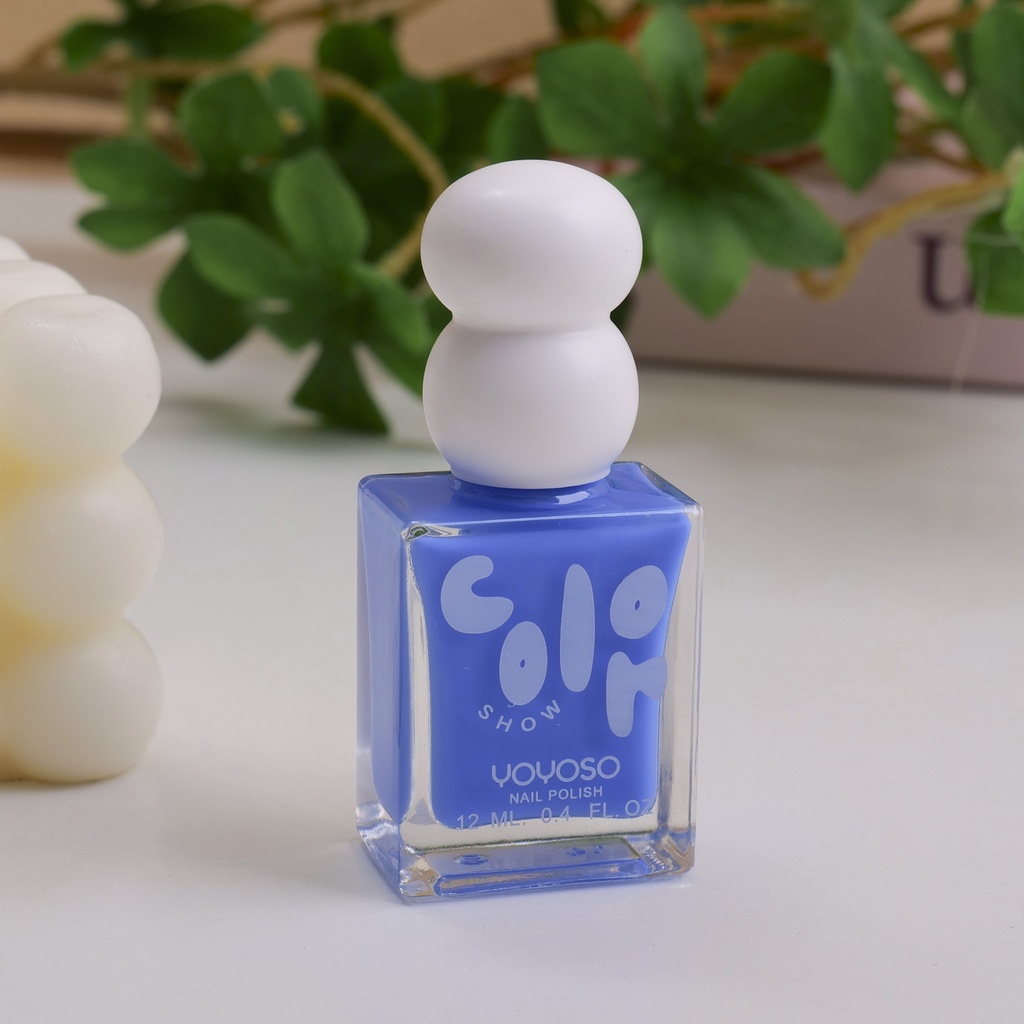 Cute Double-Ball Nail Polish - Royal Blue