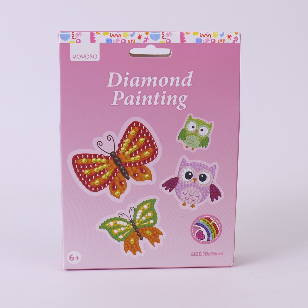 DIY Diamond Painting - Butterfly Stickers 2-in-1