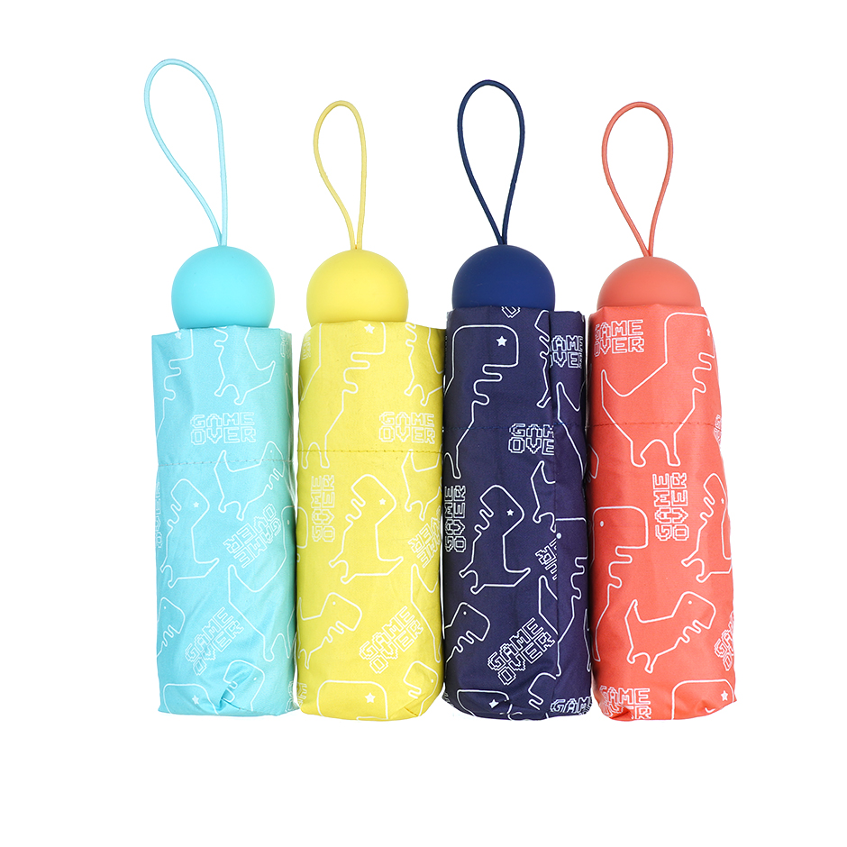 Light dinosaur five-fold sunshade