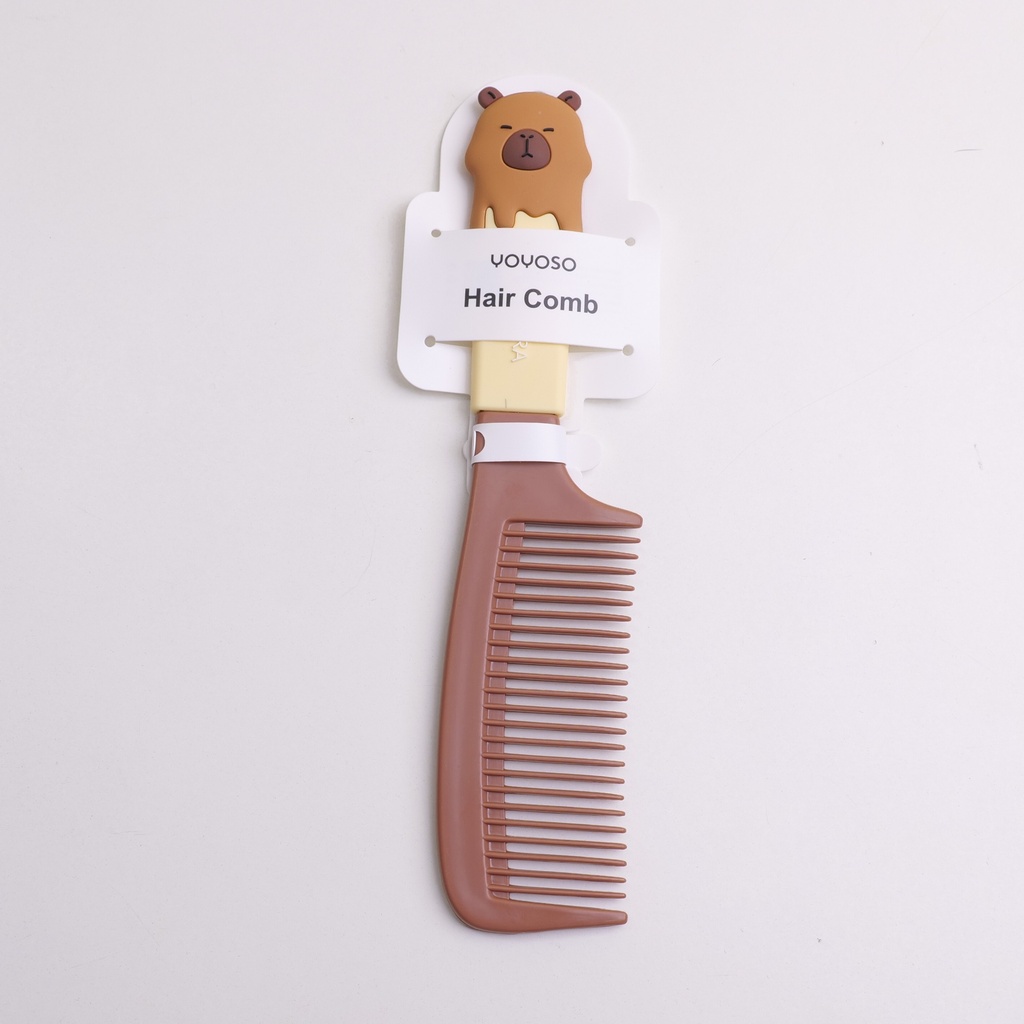 Capybara Series - Dense-tooth Hair Styling Comb (Adorable and Dull-looking Style
