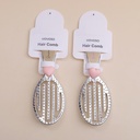 Electroplated Silver Series Heart-shaped Dry and Wet Dual-use Comb