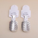 Electroplated Silver Series Dry and Wet Massage Comb
