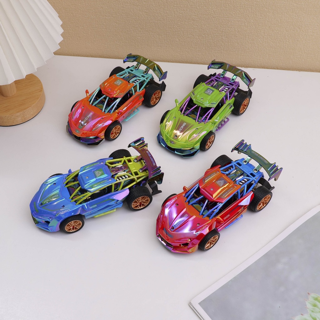 Neon Painted Pull-Back Racing Car HY-682