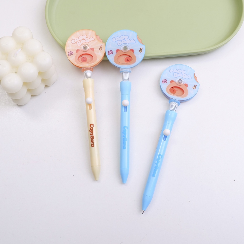 Capybara's Travel Transformation Face-changing Gel Pen - Black Refill