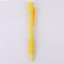 Yellow Super-large Glitter Click Pen - Black Ink
