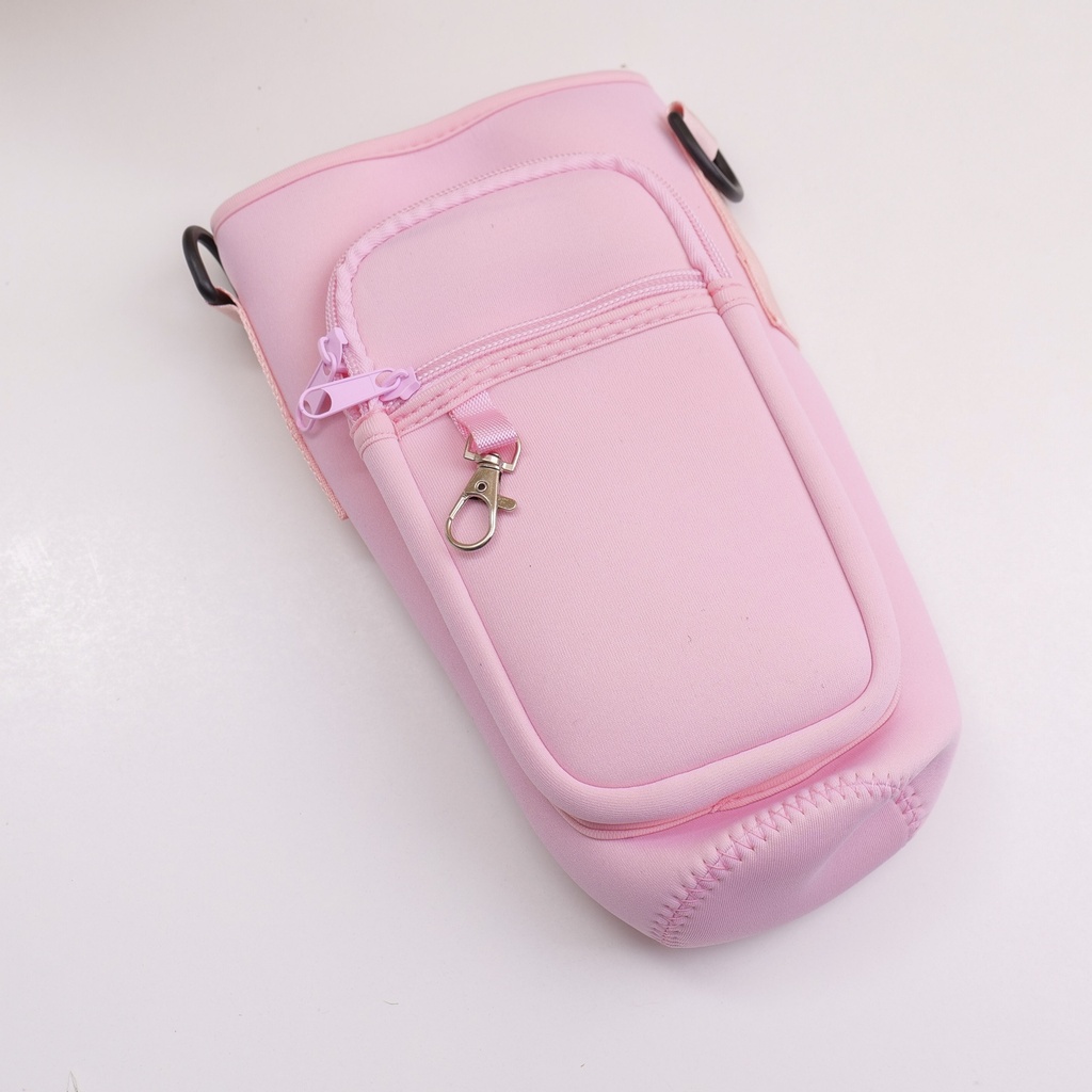 Solid Color Cup Sleeve Bag