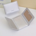 Silver series women's short wallet