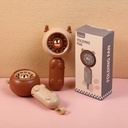 YS2337B Creamy Bubble Lovely Deer Folding Fan