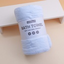 Japanese Minimalist Style Series Bath Towel - Light Blue