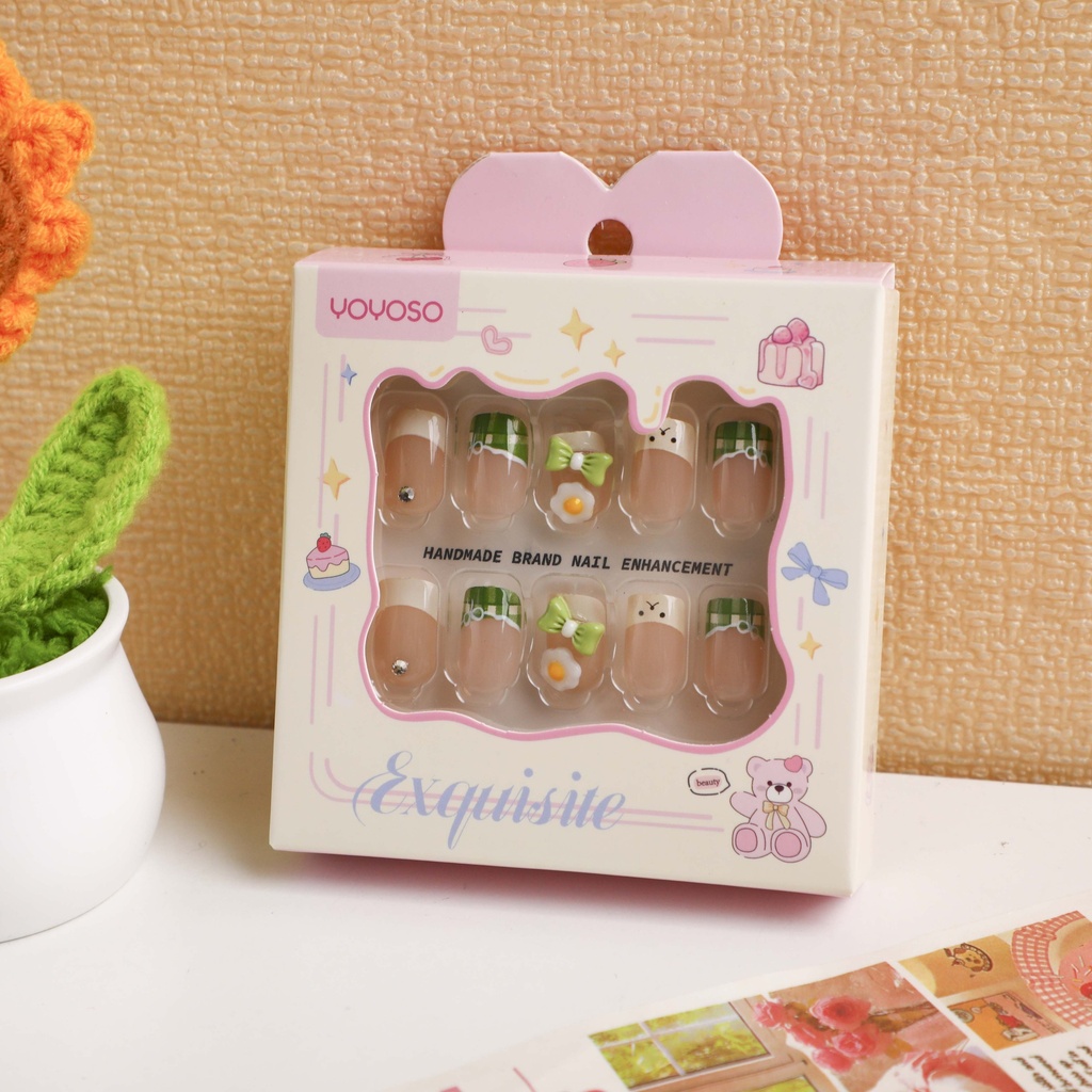 Fingertip Bakery Press-On Nails - Cute Papa Dog