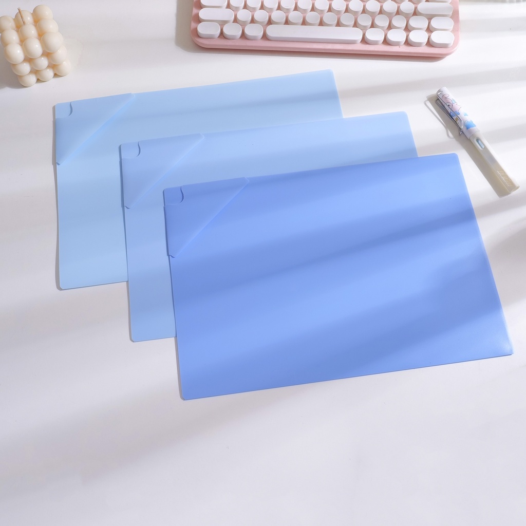 Gradient Color Series L-Shaped File Folder – Blue