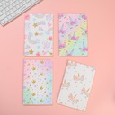 Dreamy Cartoon Stitched Notebook A5 - Lined Pages 32pcs