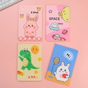 Cute Cartoon Stitched Notebook A5 - Lined Pages 32pcs