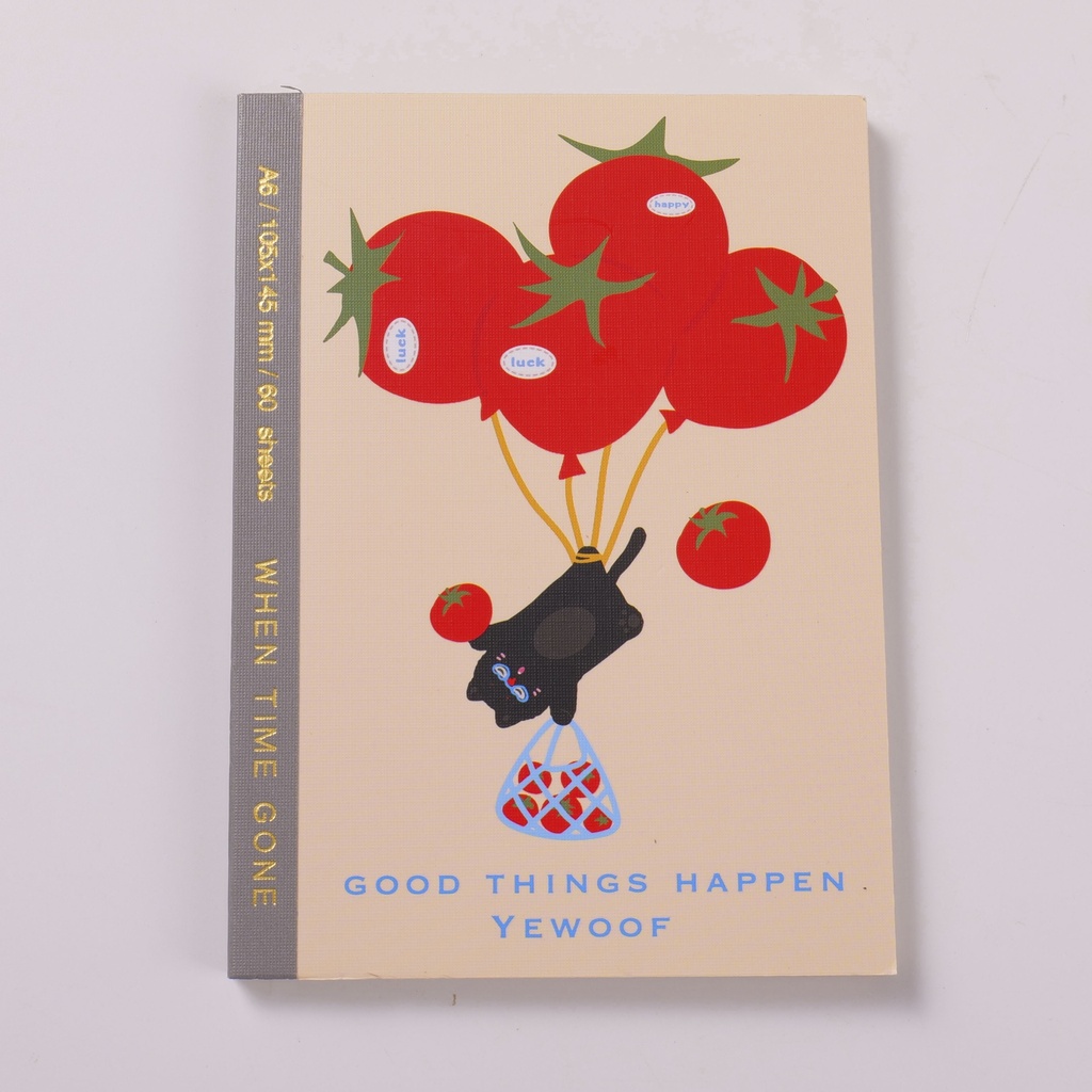 Apple Series - A6 Glue-Bound Notebook - Lined Pages 60pcs