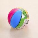 Four-Color Basketball PU High Bounce Ball 6.3cm