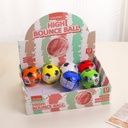 Colorful Soccer PU High Bounce Ball 6.3cm