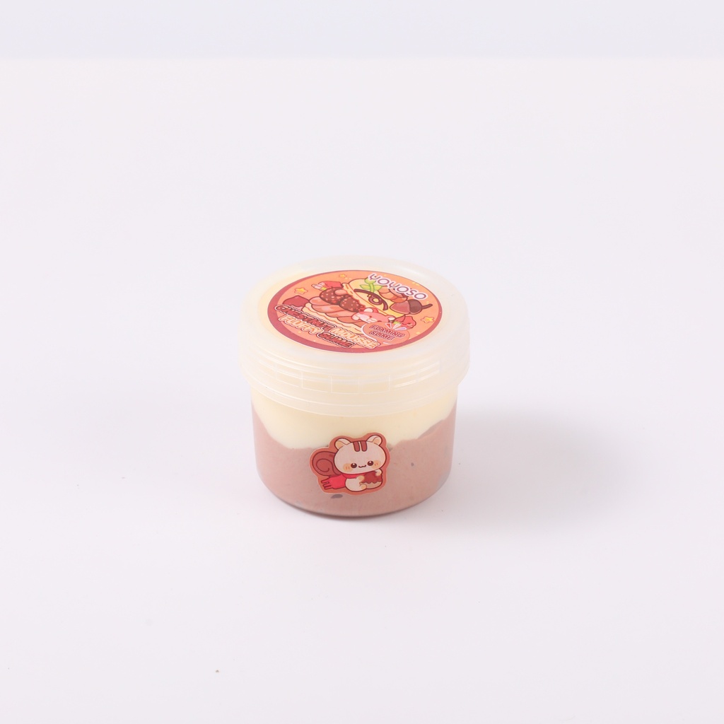 8050 Chestnut Mousse Fluffy Slime