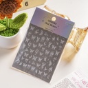 Star and Moon Butterfly Nail Stickers