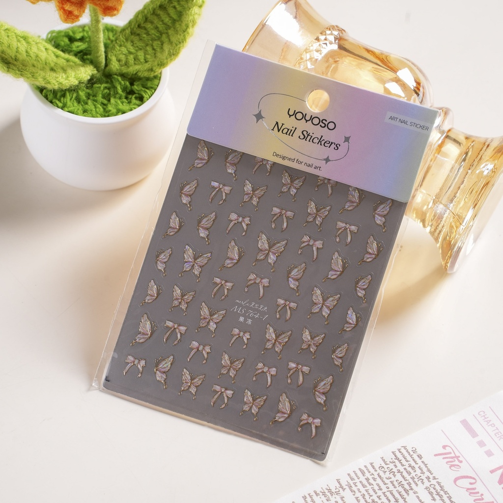 Luxurious Butterfly Nail Stickers