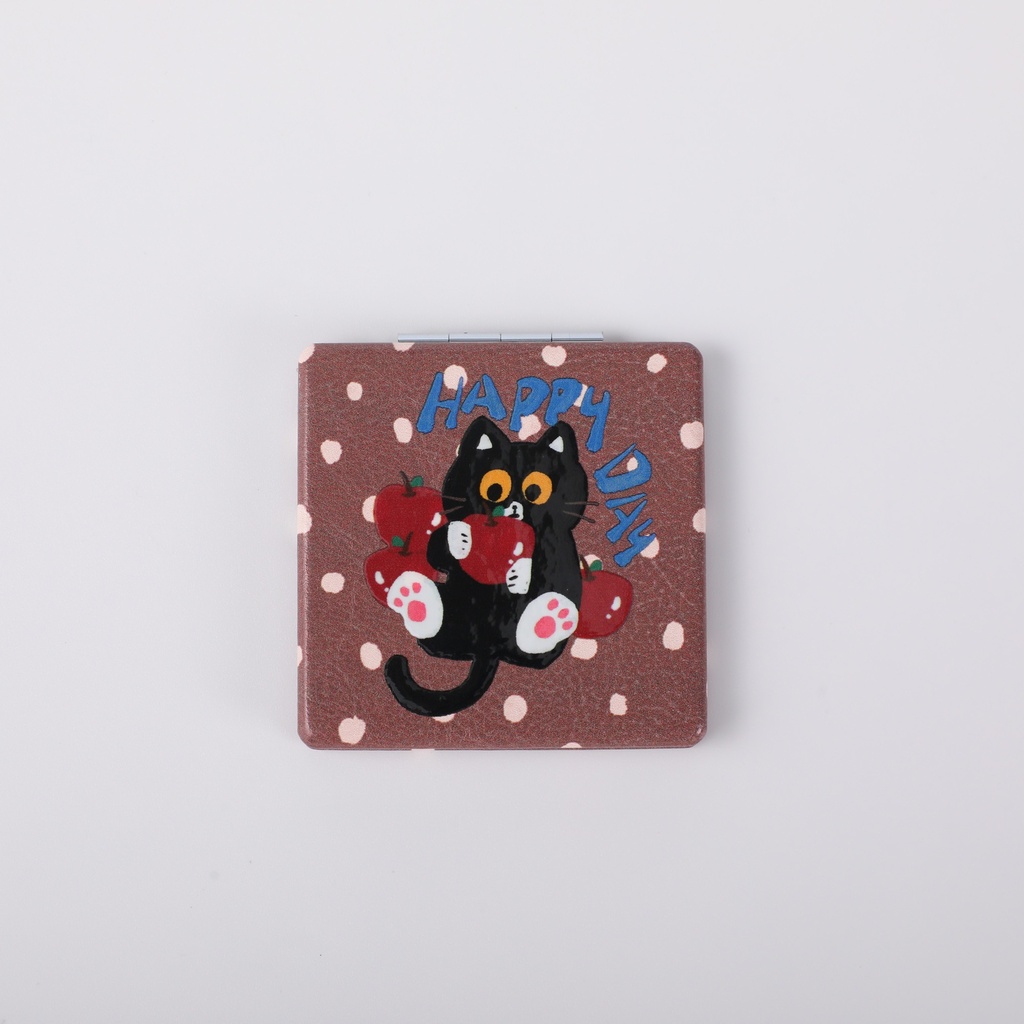 Kitty Embossed Square Fashion Mirror
