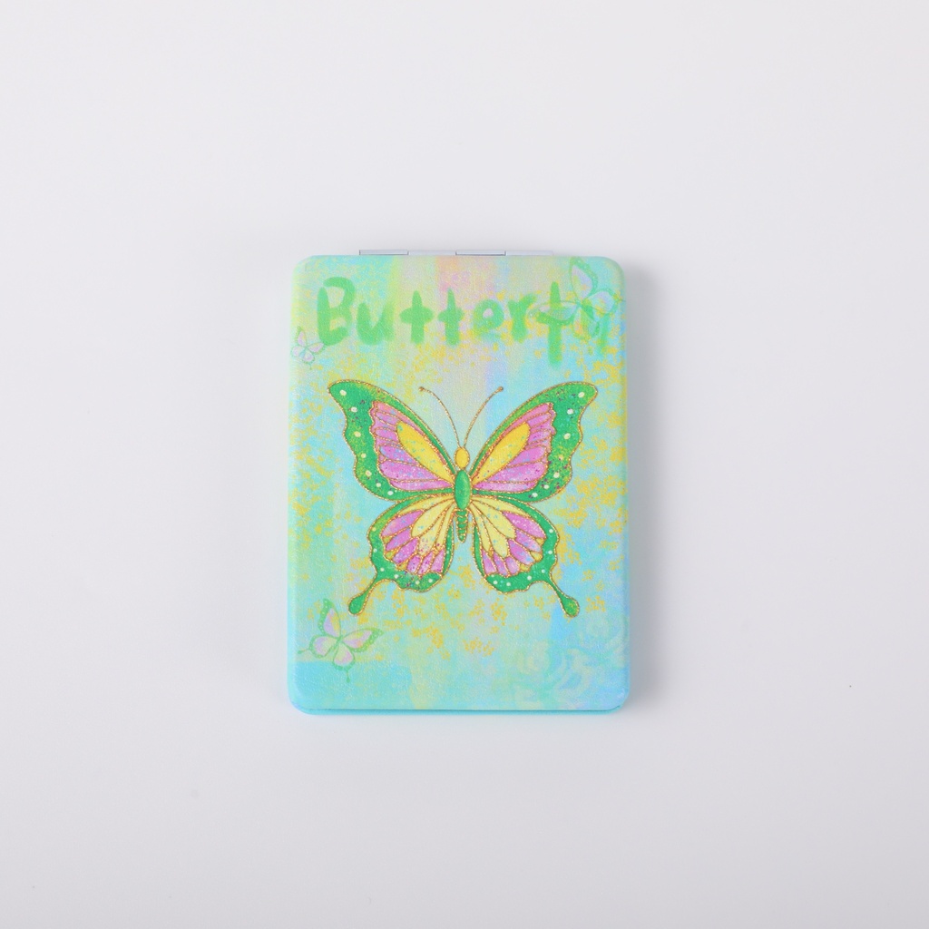 Butterfly Gold Foil Rectangle Fashion Mirror