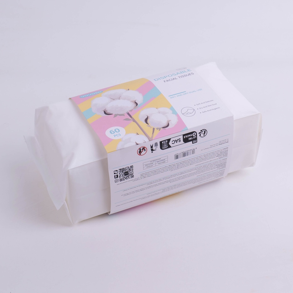 Pearl-Texture Facial Tissues (60pcs)