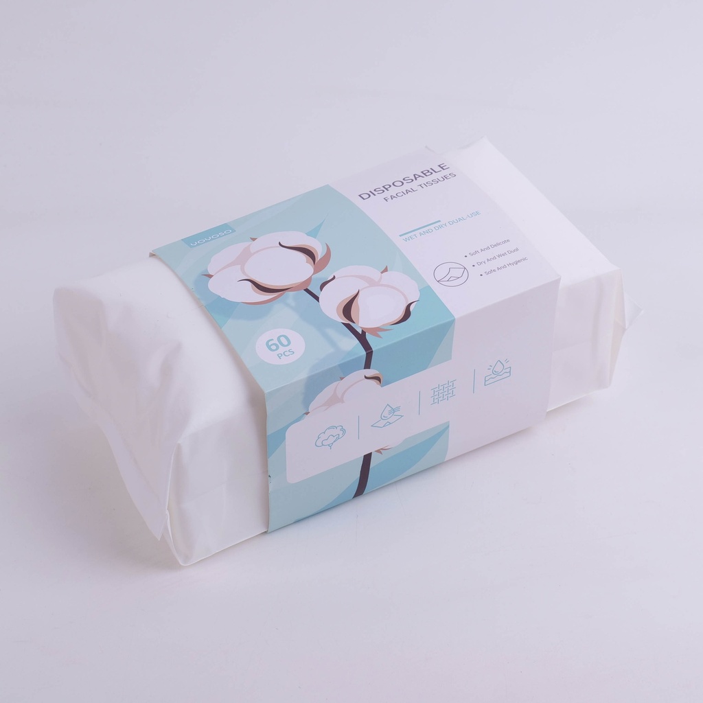 Soft Pearl-Texture Facial Tissues (60pcs)