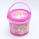 Pink Round Bucket 12-Color Modeling Clay - Small Bucket