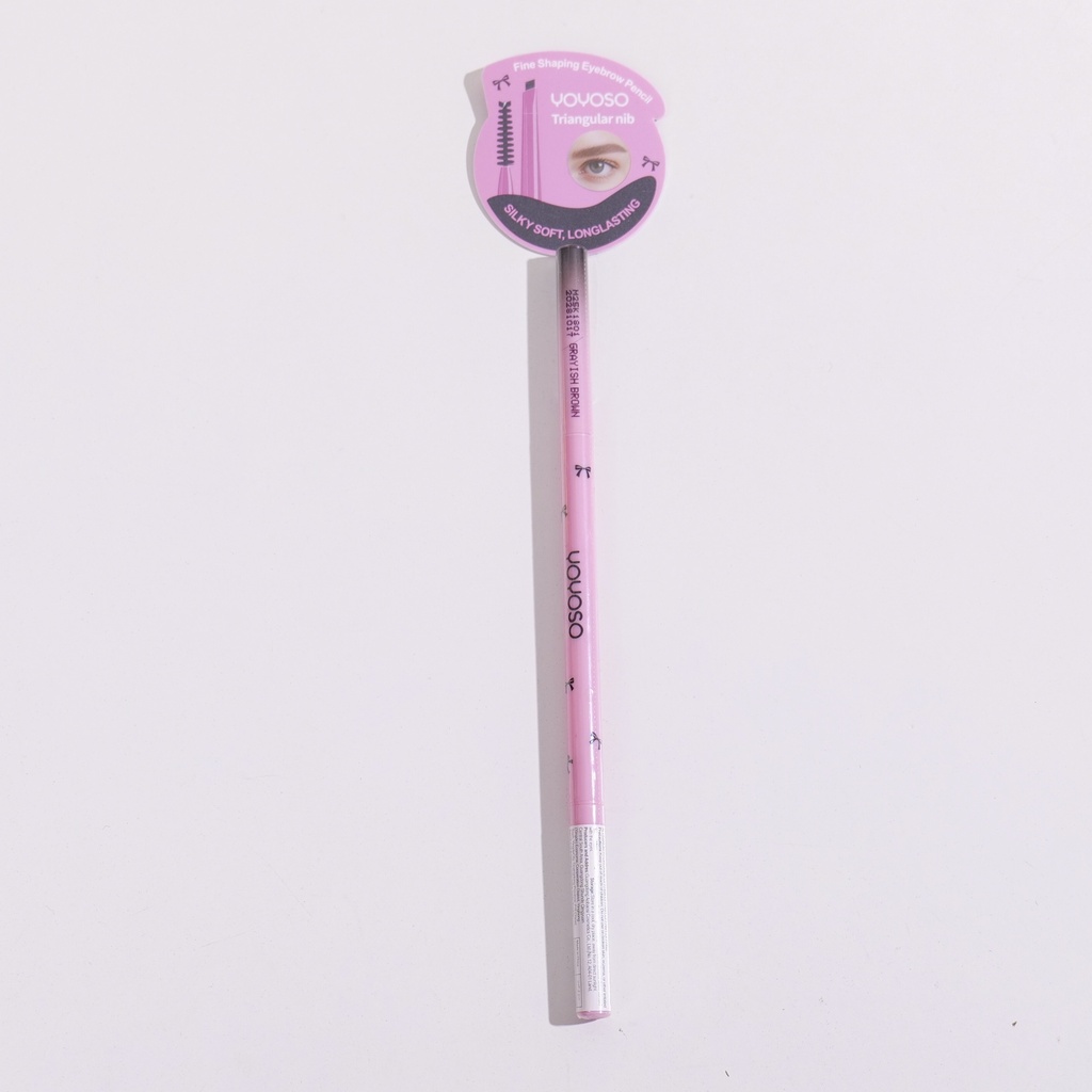Fine Shaping Eyebrow Pencil - Grayish Brown