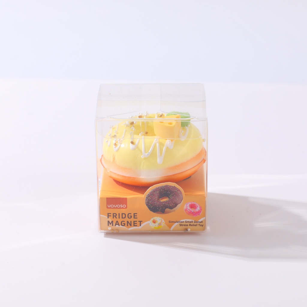 Simulation Small Donut Stress Relief Toy – Fridge Magnet