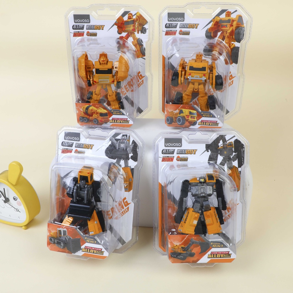 555-3A Construction Vehicle Transforming Toy