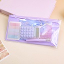 Purple Calculator Stationery 4 PCS Set