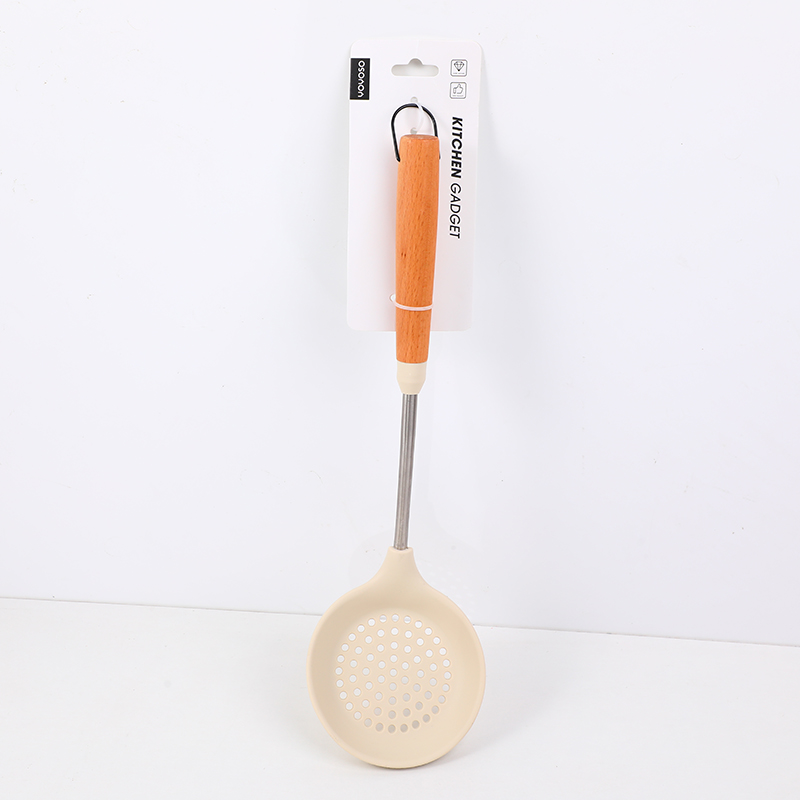 Simple silicone large slotted spatula wi
