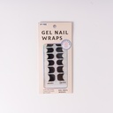 Glitter Black-Edged French Self-Adhesive Nail Stickers
