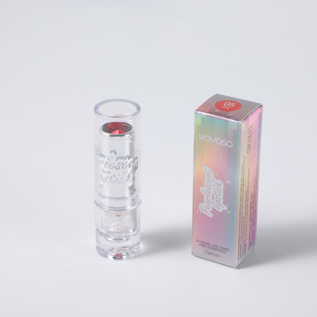 Pearlescent Lipstick - Chili