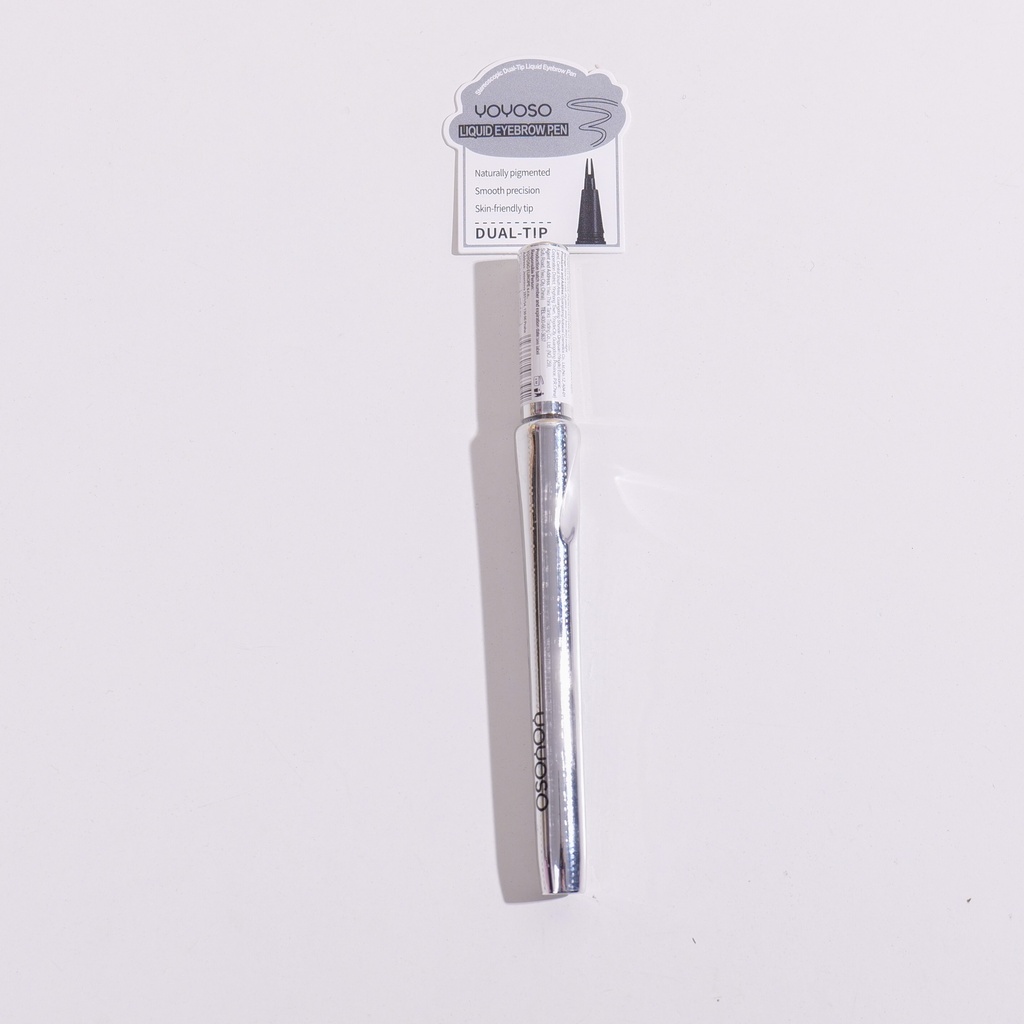 Stereoscopic Dual-Prong Liquid Eyebrow Pen – Black