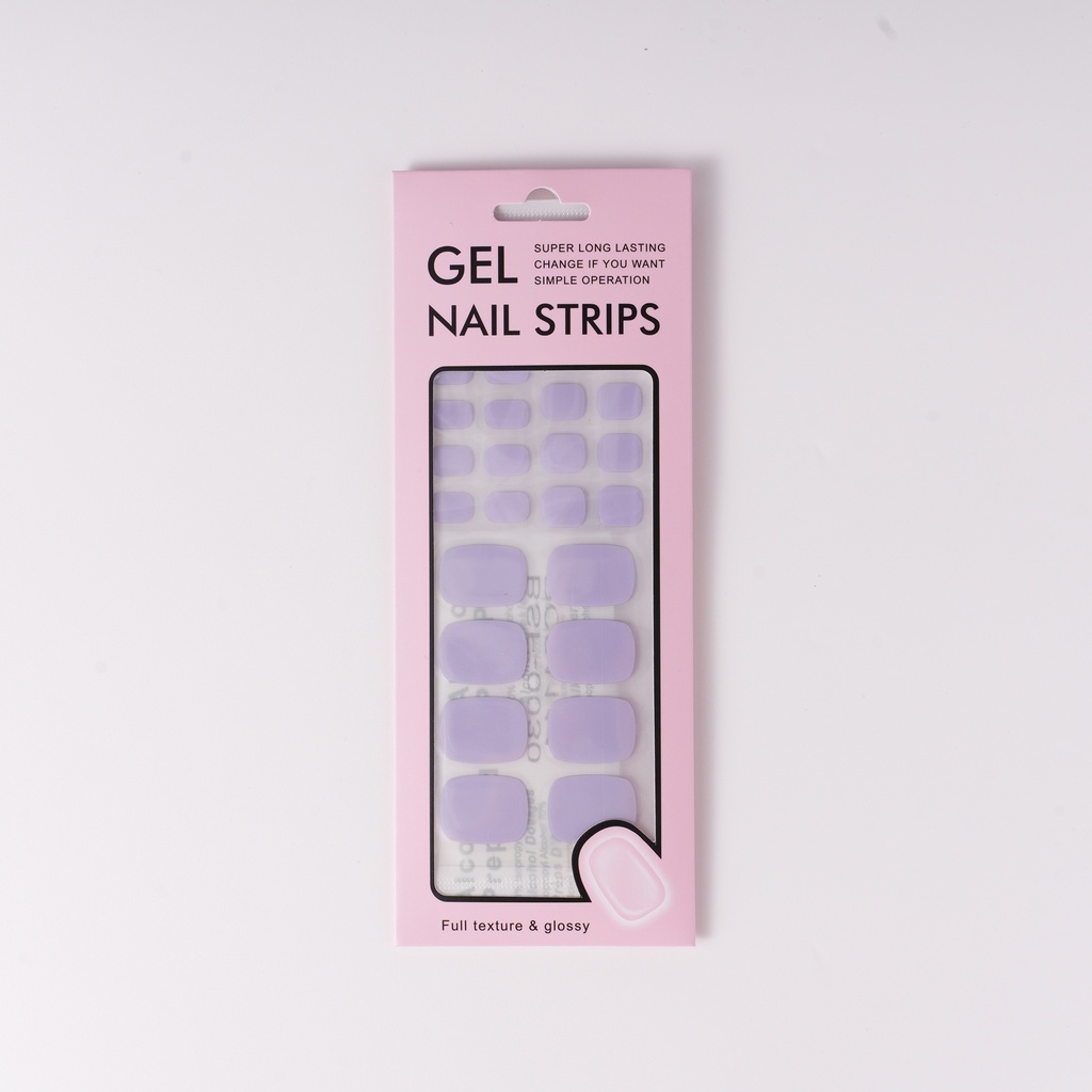 Purple Enchanting Self-Adhesive Toe Stickers
