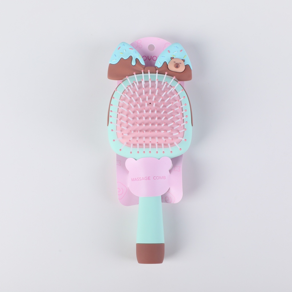Bow Massage Brush – Mint Green