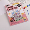 Carousel Bunny - A4 Canvas Coloring Book 10pcs
