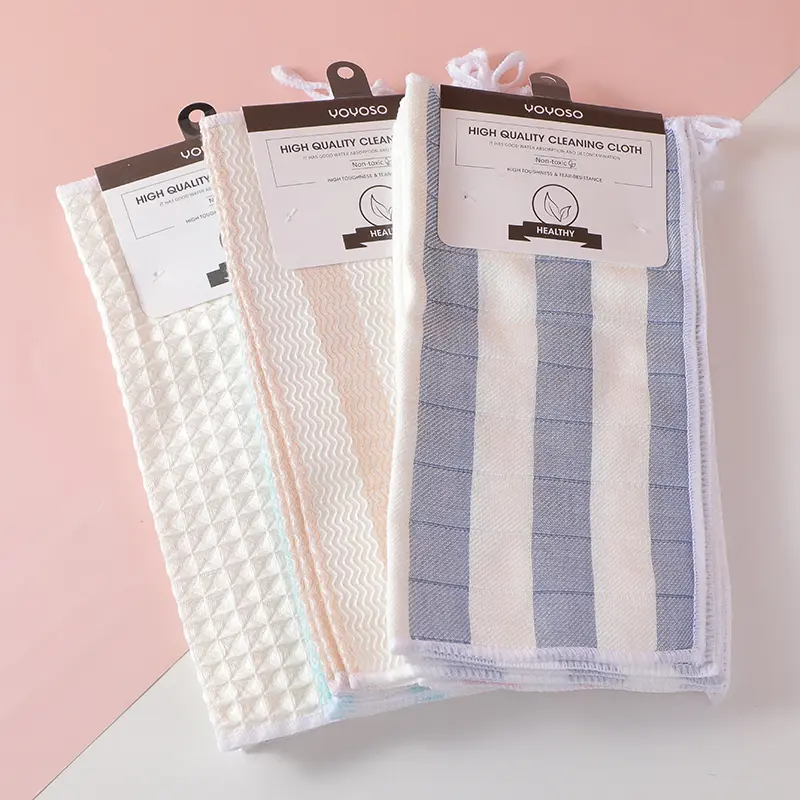 Striped cleaning towel 6pcs