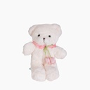 HY-MR8006 White Tulip Bear Plush Toy - 30cm